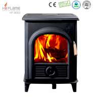 Hiflame EPA HF905U 84.3% Efficiency antique freestanding cast iron stove door small wood burning stove