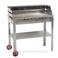 Stainless Steel BBQ Grill N80 Trolley (Bonne Metal Grills- G-0505-N80)