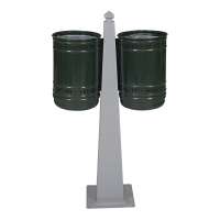 54LT / 64 LT Metallic Double Waste Bin (GMG - GMP 64)