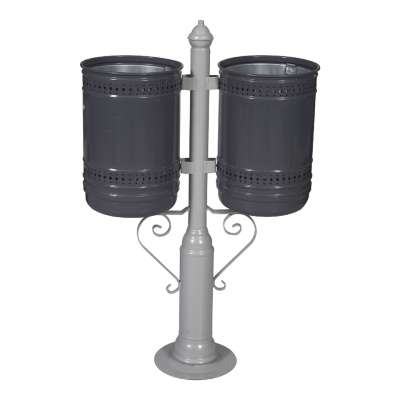 54LT/64LT Metallic Double Waste Bin (GMG - GM 64)