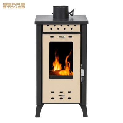 8,5 kW Wood Burning Steel Stove | 76,5% Efficiency (Gekas Stoves - MG 100)